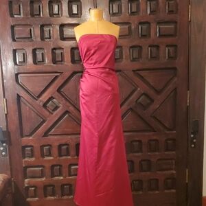 Alfred Angelo Strapless Ruby Gown